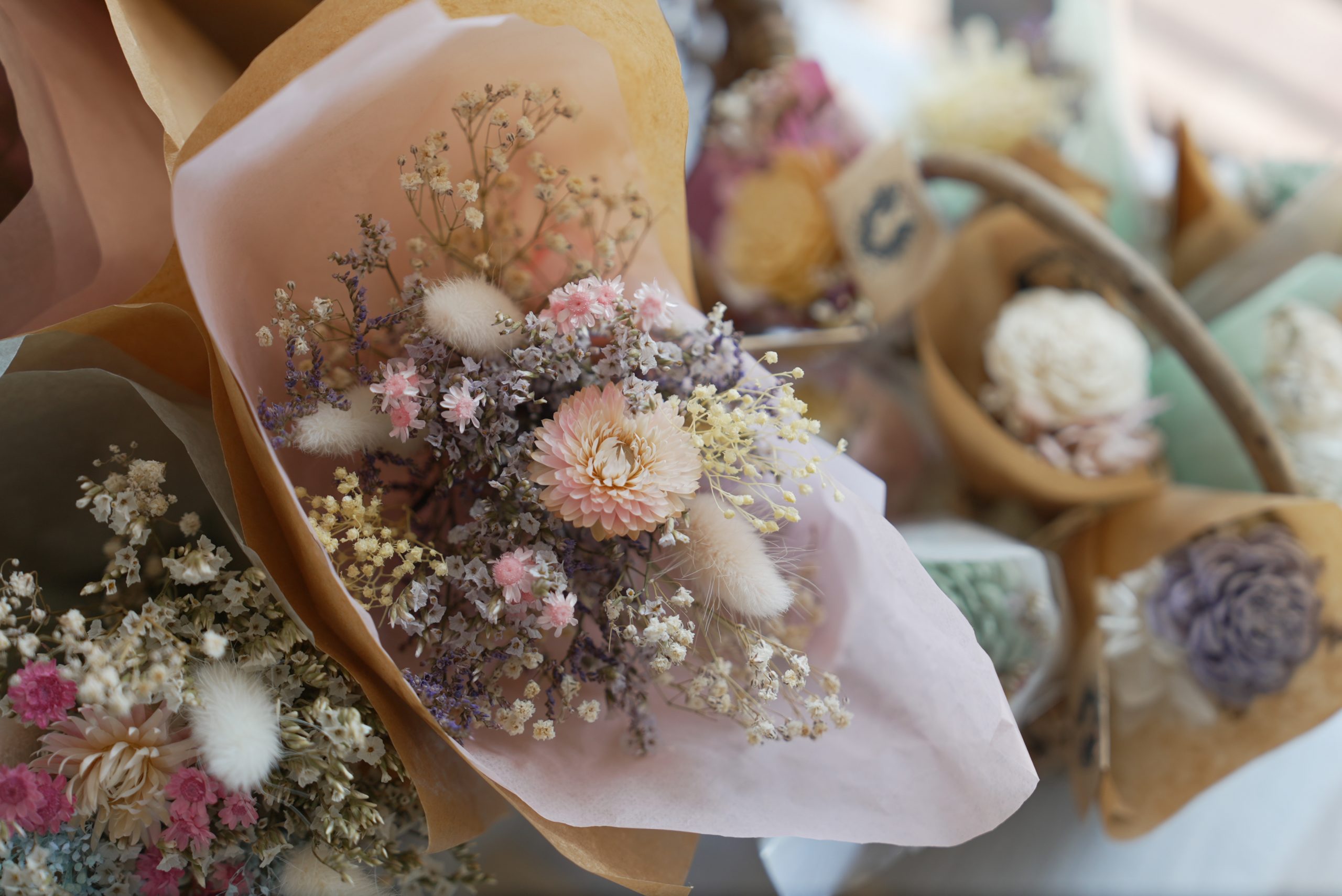 松江の花屋「ランパルフェ」のプリザーブドフラワー